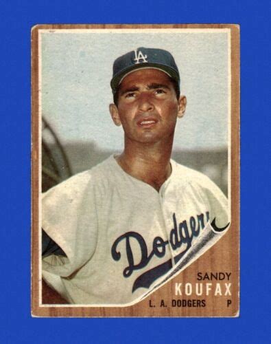 1962 Topps Set Break 5 Sandy Koufax VG VGEX GMCARDS EBay