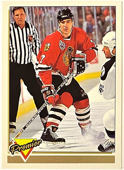 Chris Chelios 1991-92 Upper Deck Chicago Blackhawks Hockey Card - KBK ...