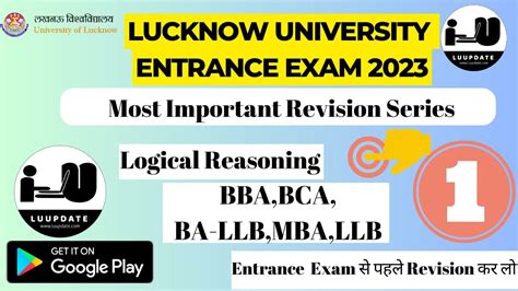 Logical Reasoning For Bba Bca Ba Llb Most Important Question Lucknow