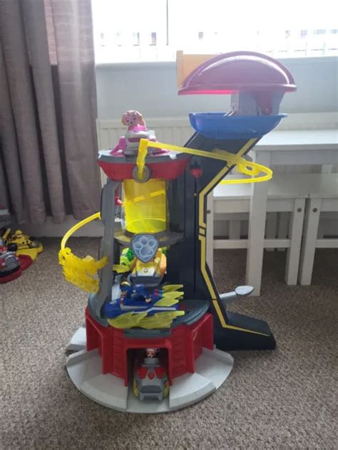 PAW PATROL MIGHTY Pups My Size Lookout Tower With Vehicles And Figures