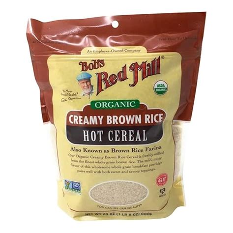 Amazon Bob S Red Mill Organic Brown Rice Farina Creamy Rice Hot