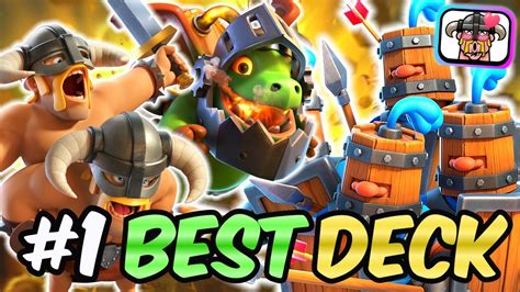 The 1 BEST DECK TO DOMINATE AND WIN ANY GAMES IN CLASH ROYALE YouTube