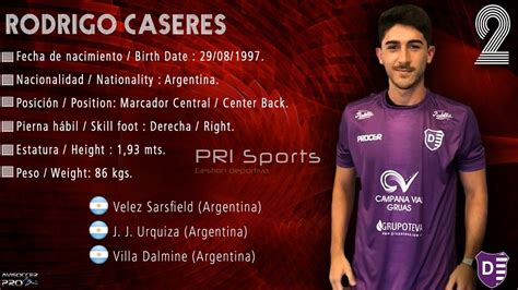 Rodrigo Caseres Marcador Central Center Back Villa Dalmine