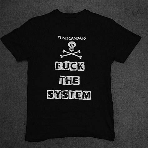 FUN SCANDALS PUNK T Shirt Sex Pistols GBH The Clash Uk Subs The Exploited Crass EUR
