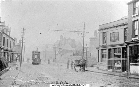 Tram Terminus On Chesterfield Road Woodseats Sheffield With Chantry