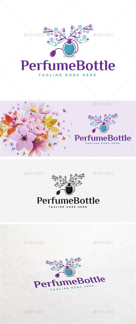 Perfume Bottle Logo Template, Logo Templates | GraphicRiver