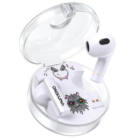 Беспроводные наушники в кейсе ONIKUMA T301 TWS Белый купить в интернет ...