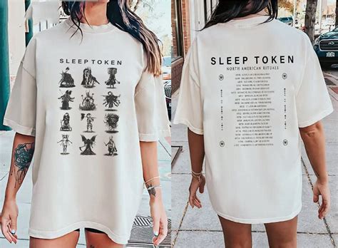 Sleep Token 2023 Tour Shirt Sleep Token North America Tour Etsy Australia