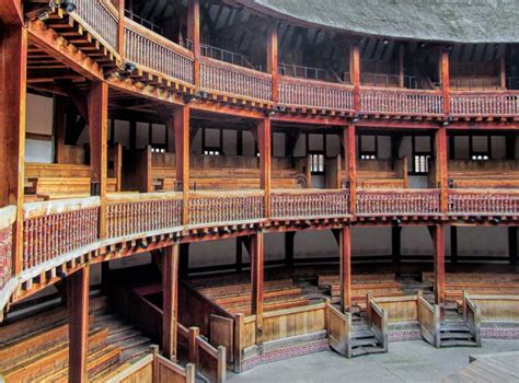 Shakespeare's Globe Theatre Stock Photo - Image of round, stage: 36124860