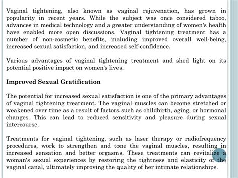 PPT Vaginal Tightening Treatment In Dubai PowerPoint Presentation