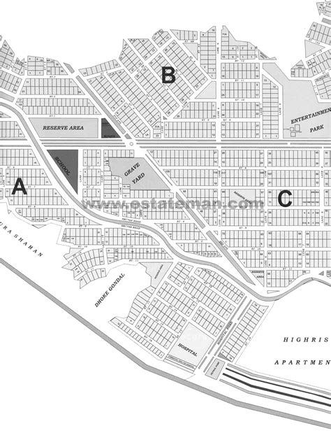 Map of DHA Phase II Islamabad