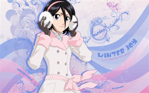 Bleach Kuchiki Rukia Girl Brunette Hd Wallpaper Wallpaper Flare