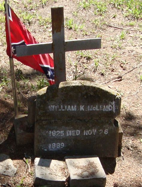 William Kearney Mclemore 1825 1889 Find A Grave Memorial