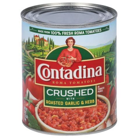 Contadina® Crushed Tomatoes With Roasted Garlic 28 Oz Kroger