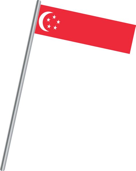 S Mbolo De La Bandera De Singapur Png