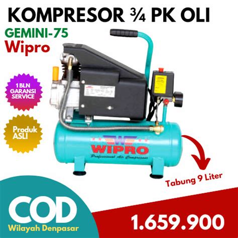 Jual Wipro Kompresor Angin Udara Hp Gemini Watt Kota Denpasar