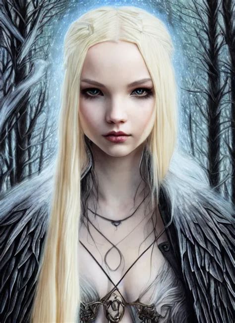 Mystical Gothic Mage Blonde Braided Hair Dove Cameron Stable