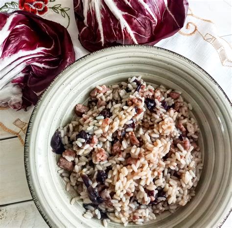 Risotto Con Salsiccia Porro E Radicchio Dolciamoconfrancy