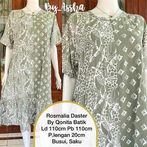 Jual Qonita Daster Batik Pekalongan Rosalina Busui Shopee Indonesia