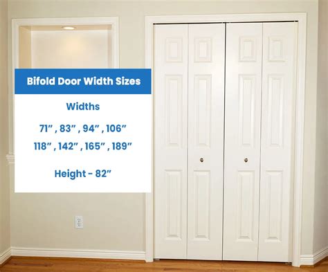 Bifold Door Sizes (Standard & Closet Dimensions) - Designing Idea