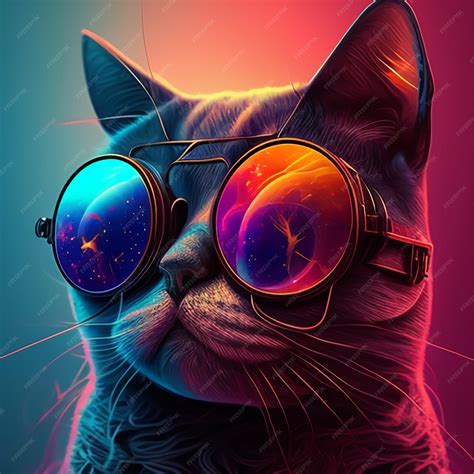 Space Cat Glasses