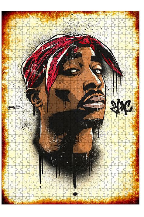 Tablomega Ahşap Mdf Puzzle Yapboz Nostaljik 2Pac Posteri Fiyatları ve