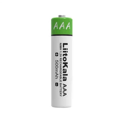 Liitokala Lii Aaa Nimh 10440 500mah 1 2v Button Top Rechargeable Li Ion