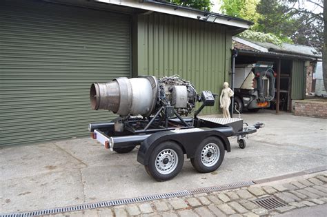 A Fully Functioning Bristol Siddeley Viper Turbojet Engine With An