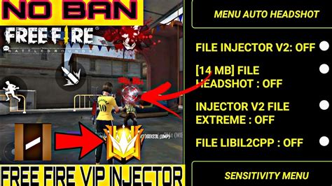 Free Fire Injector V4 100 Antiban Vip New Vip Injector Aimbot Free