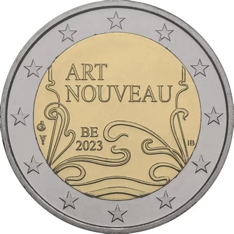 Belgium Euro Art Nouveau Coincard Belancc