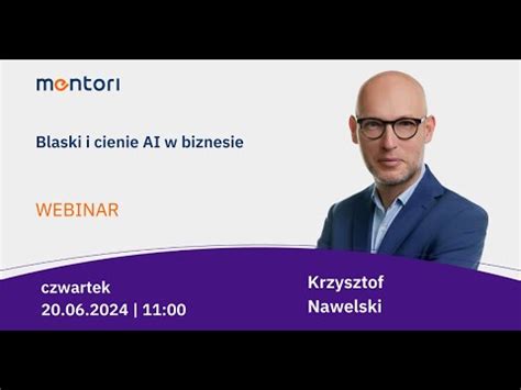 Wideozaproszenie Na Webinar Blaski I Cienie Ai W Biznesie Youtube