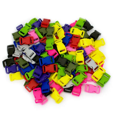 120 5 8 Inch Contoured Side Release Plastic Buckle Closeout Assorted