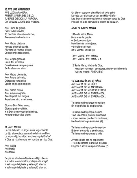 Cantos A Maria Sin Acordes Pdf