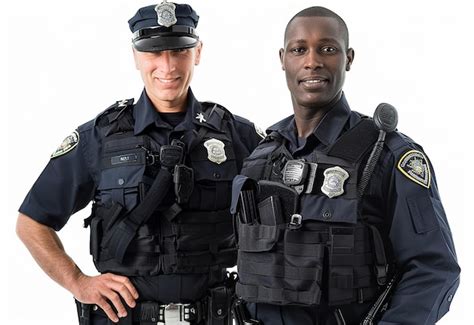 Premium Photo Photo Of Male And Female Police Officers