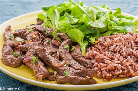 Boeuf au gingembre et à la sauce soja Kilomètre 0