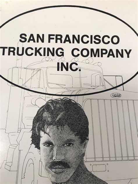 Original 1970 S San Francisco Trucking Company Gay Poster Etsy