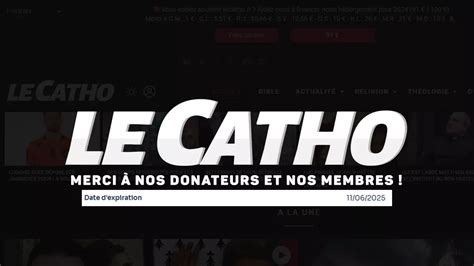 Merci à Nos Généreux Donateurs LeCatho Est Renouvelé Jusqu en 2025