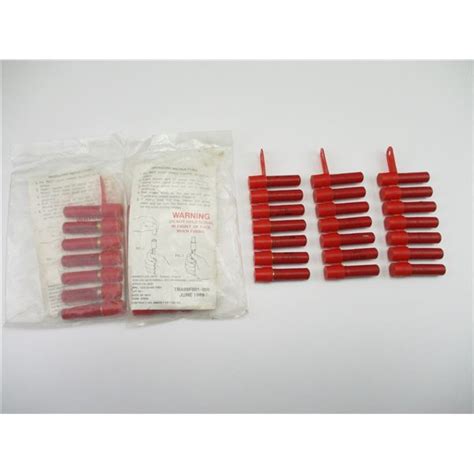 ASSORTED RED SIGNAL FLARES LOT