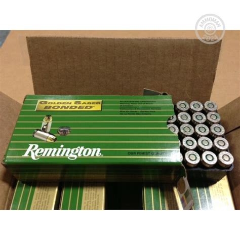 45 ACP Ammo 500 Rounds Of 185 Grain BJHP Remington Golden Saber With