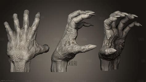 Monster Hand 1 3d Stl Model For Cnc