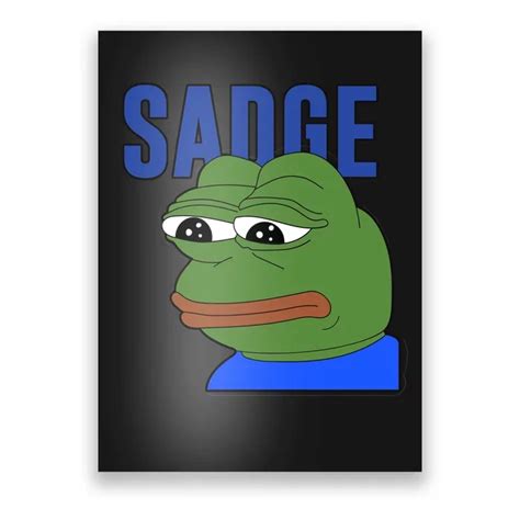 SADGE Meme Poster | TeeShirtPalace