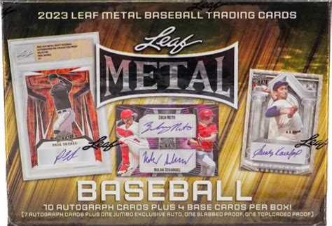 2023 Leaf Metal Draft Baseball Jumbo Hobby Box