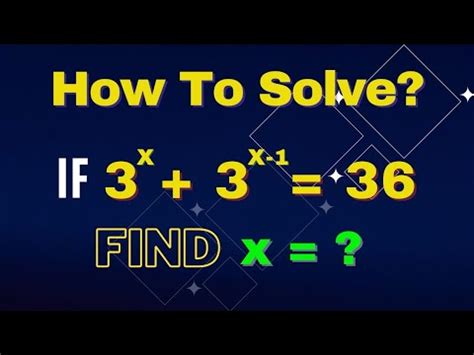 How To Solve For X In This Exponential Equation You Should Know This