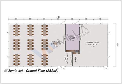 Konteyner Yatakhane Yemekhane 504 m² Villa Yapı Prefabrik