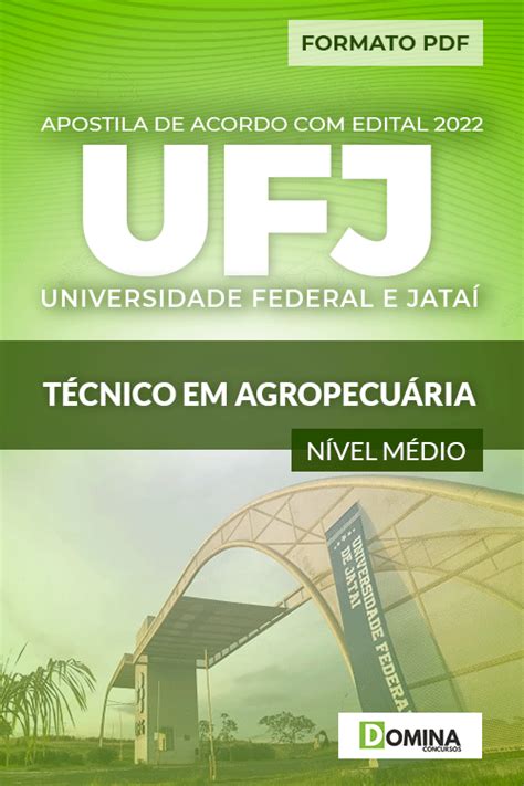 Apostila Concurso Ufj 22 Téc Agropecuária Domina