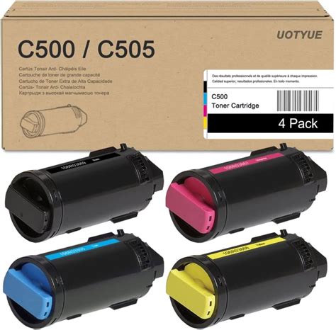 Versalink C500 C505 Extra High Capacity Toner 4 Pack 1bk 1c 1m 1y Uoty