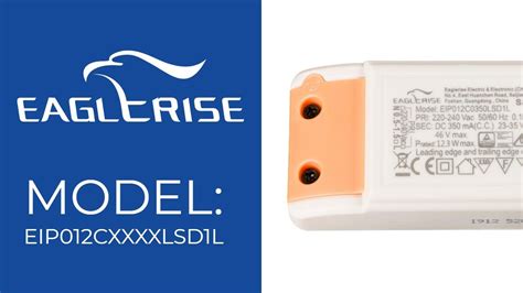 Eaglerise AC DC Constant Current LED Driver Triac EIP012CxxxxLSD1L 12W