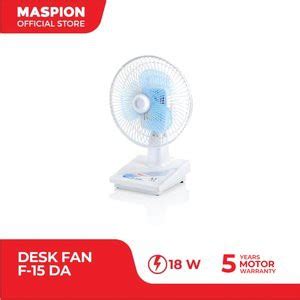 Jual Maspion Desk Fan F 15 DA Kipas Angin Meja Duduk Shopee Indonesia