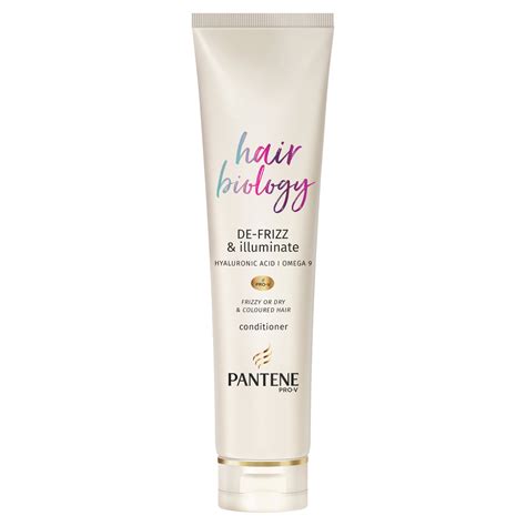 PANTENE Pro-V Hair Biology De-Frizz & Illuminate Conditioner 160ml ...