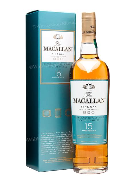 Виски Macallan 15 years 0.7l купить / цена виски Макаллан 15 лет 1 литр